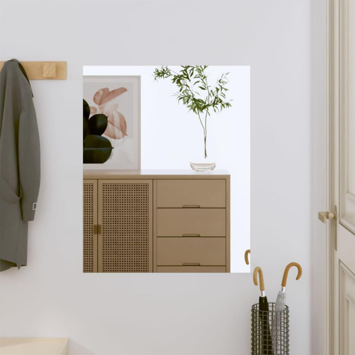 VIDAXL Miroir mural 50x60 cm Verre Rectangulaire