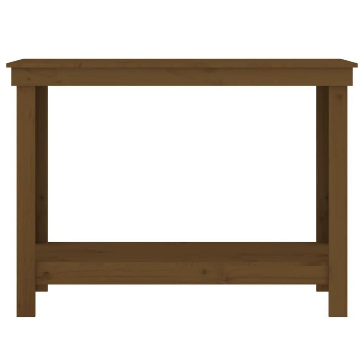 VIDAXL Banc de travail Marron miel 110x50x80 cm Bois de pin massif