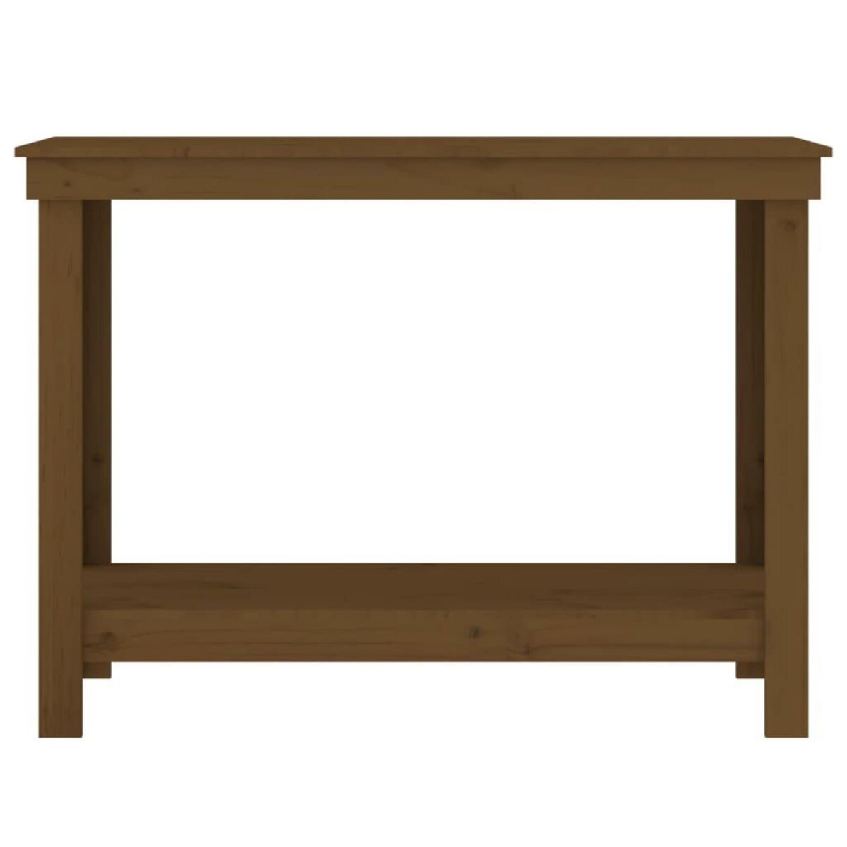 VIDAXL Banc de travail Marron miel 110x50x80 cm Bois de pin massif