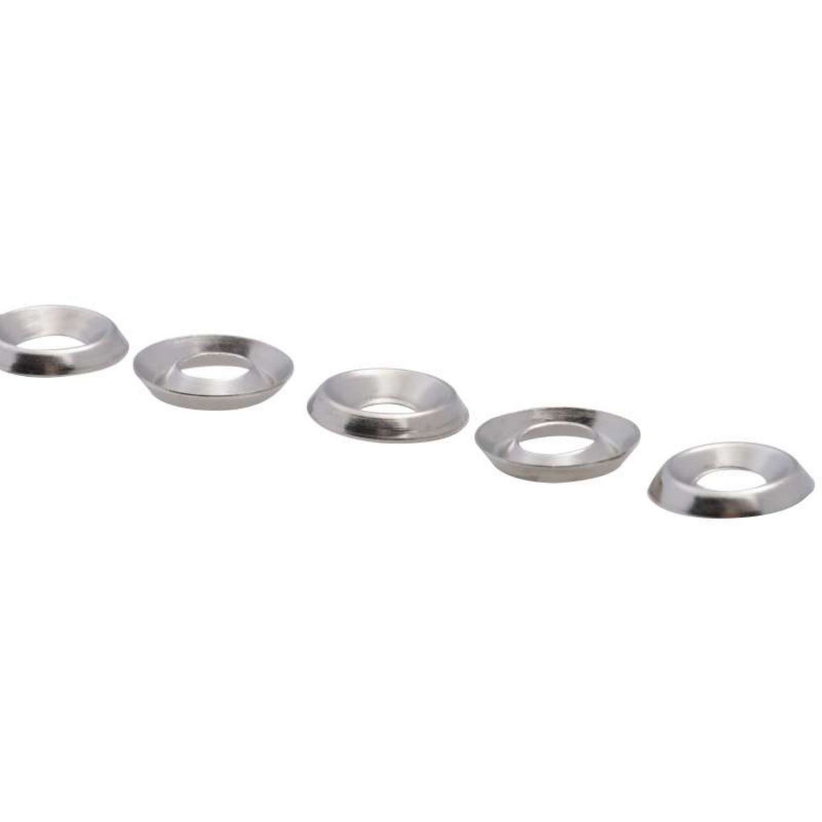  Rondelle cuvette nickelée Vissal 3,5x11mm ép:1,7mm  lot de 25 rondelles