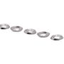 Voir la diapositive 4 :  Rondelle cuvette nickelée Vissal 3,5x11mm ép:1,7mm  lot de 25 rondelles