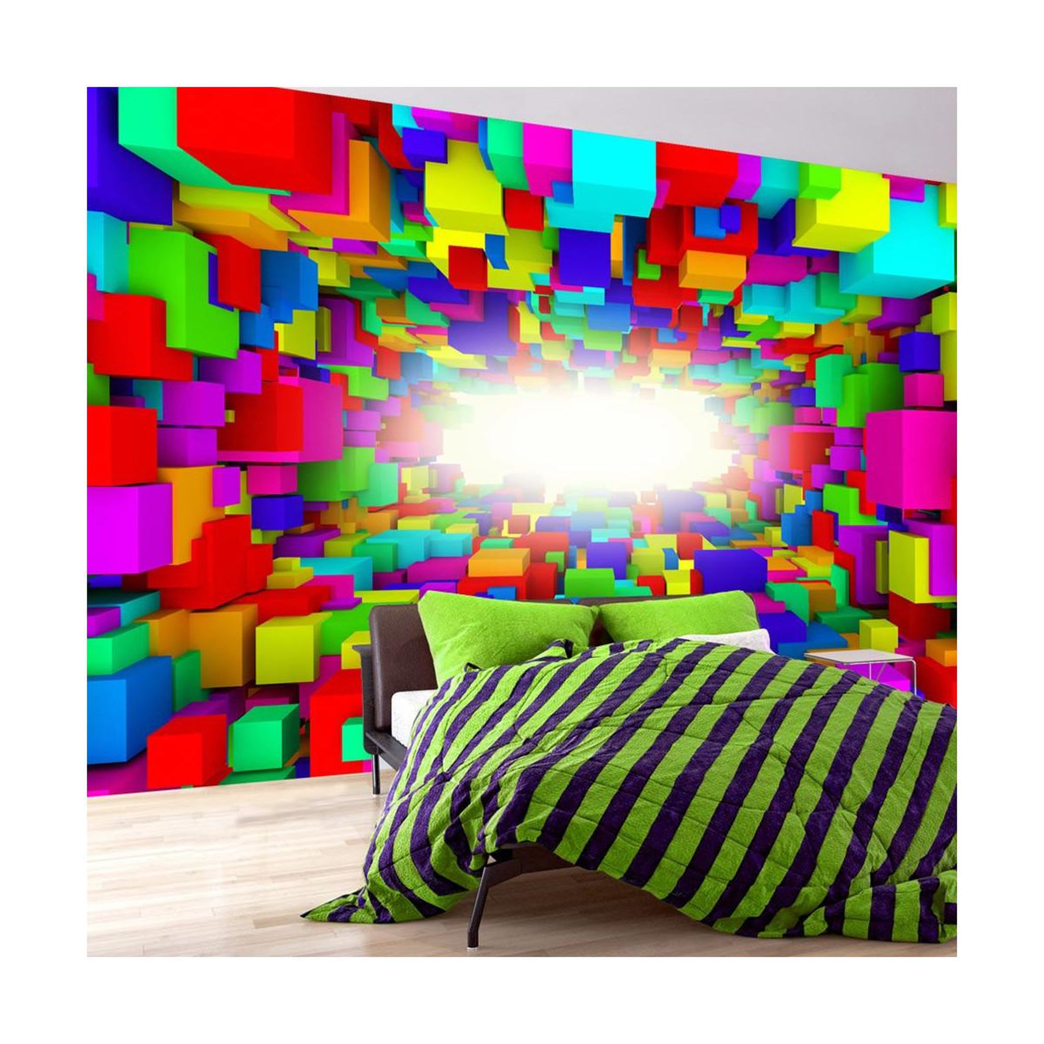 Voir la diapositive 1 : Paris Prix Papier peint  light in color geometry