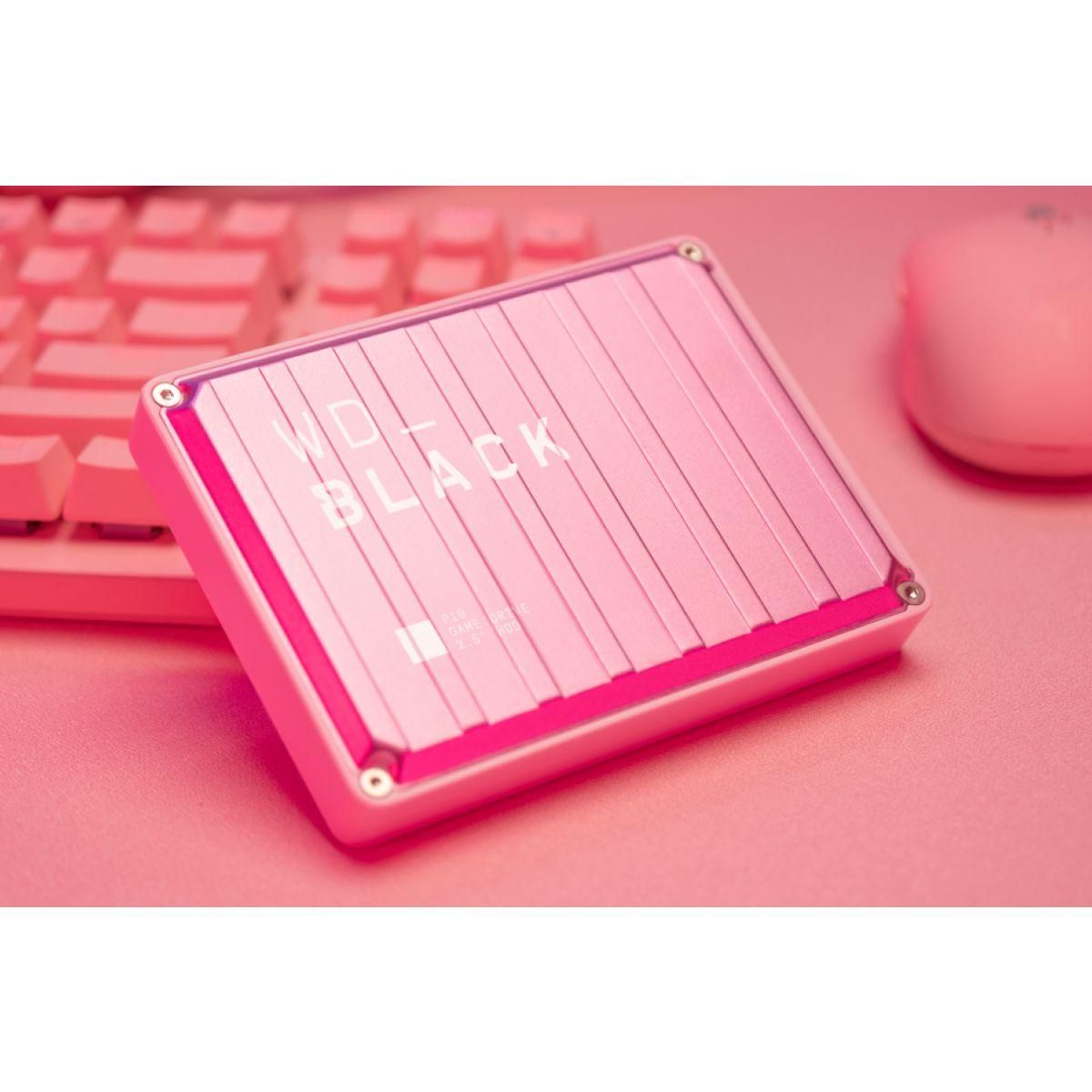 Western Digital Disque dur externe 2To Black P10 Game Drive Pink Worldwide