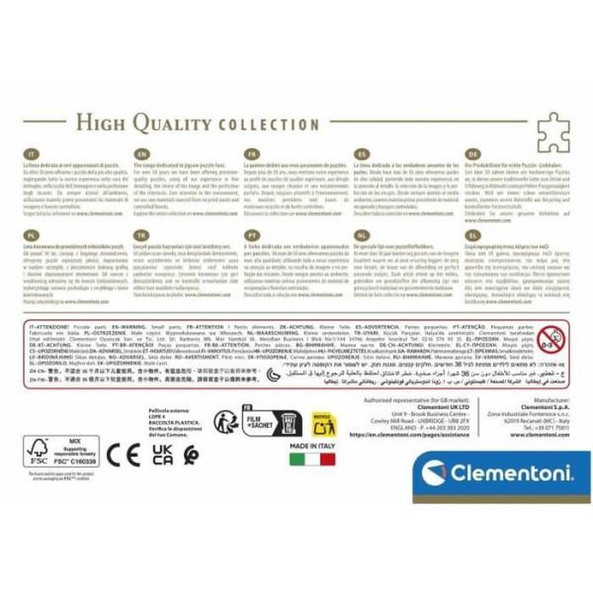 Voir la diapositive 5 : CLEMENTONI CLEMENTONI - Compact 500 pieces - Evening in Kyoto