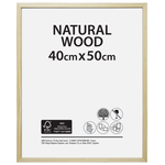 CENTRALE BRICO Cadre Bois brut, 40 x 50 cm, naturel