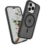 WOODCESSORIES Coque bumper iPhone 14 Pro transparent noir MagSafe