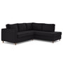 Voir la diapositive 4 : LISA DESIGN Jake - canapé déhoussable d'angle droit 5 places en tissu