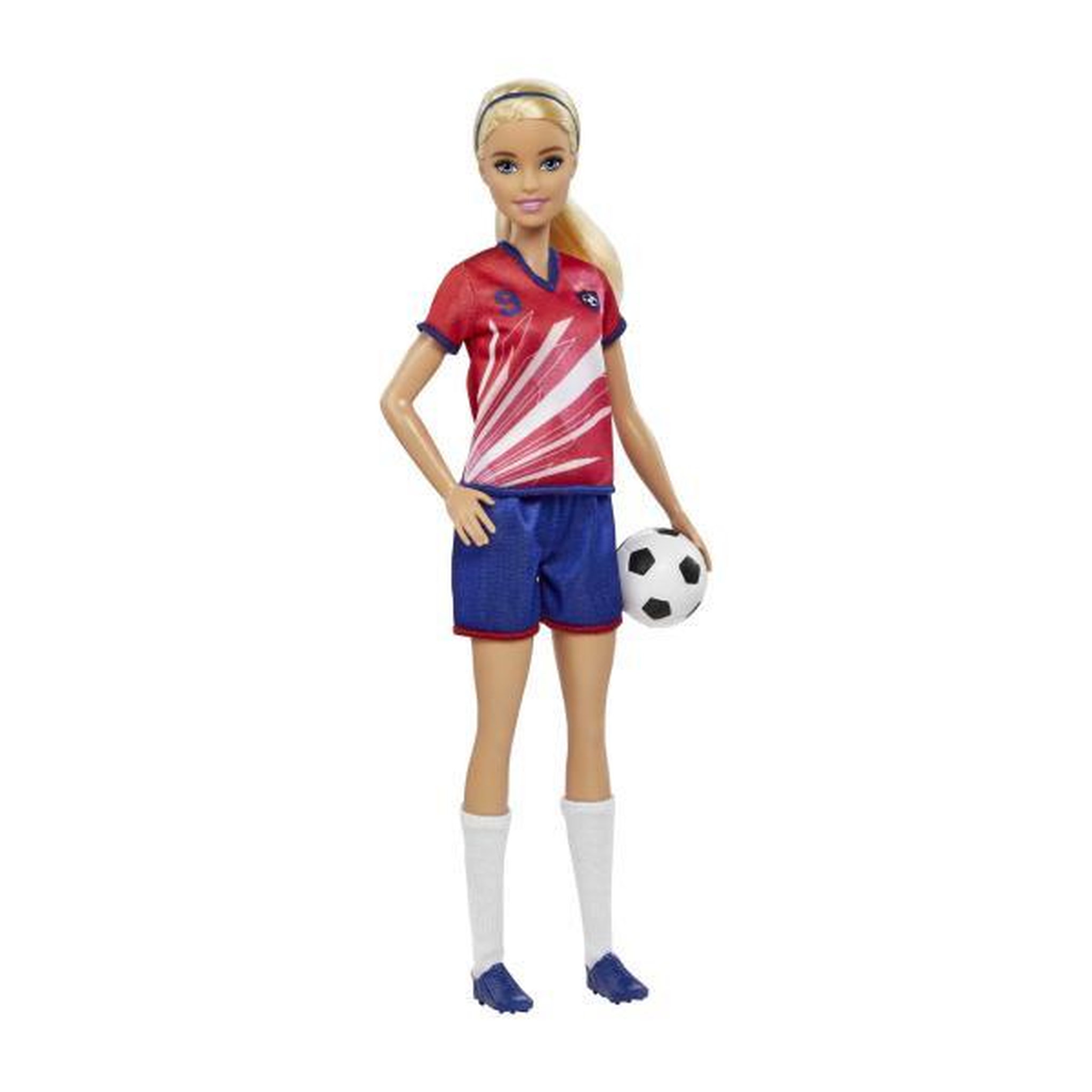 Voir la diapositive 5 : MATTEL Barbie - Barbie Footballeuse - Poupée Mannequin - Des 3 ans