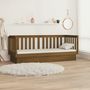 Voir la diapositive 4 : VIDAXL Lit de jour sans matelas marron miel 90x190 cm bois pin massif