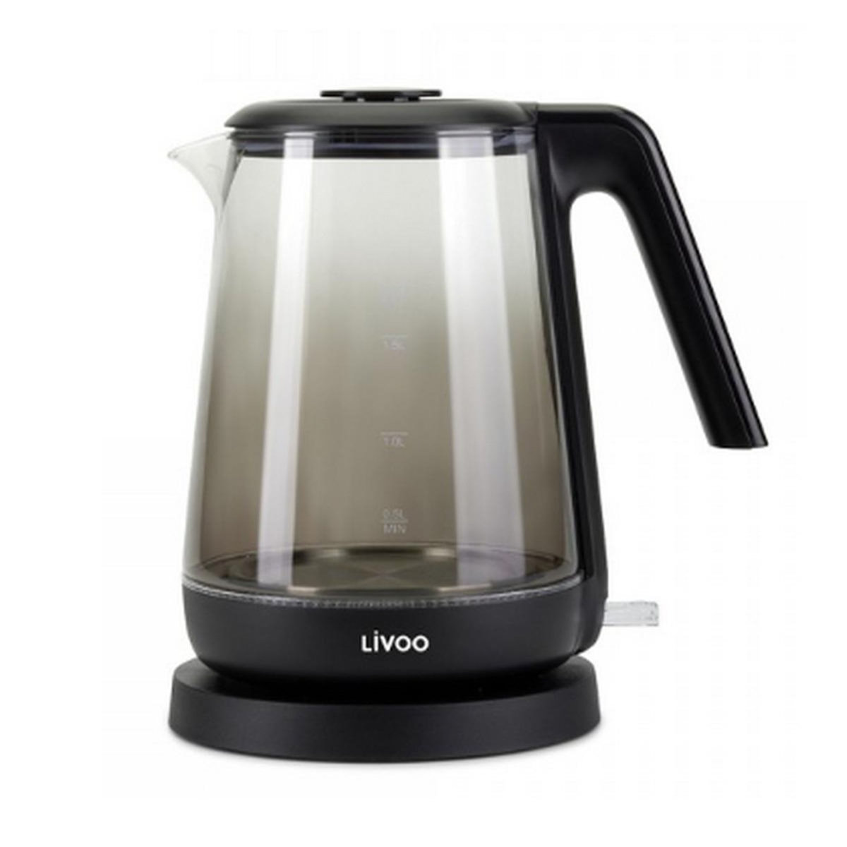 LIVOO Bouilloire sans fil 1.7l 2200w transparent - DOD216N