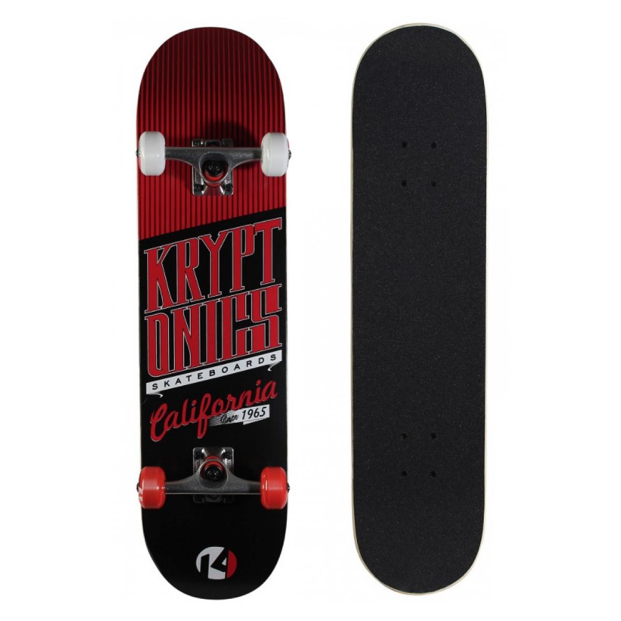 KRYPTONICS Skateboard  80cm star series cali red