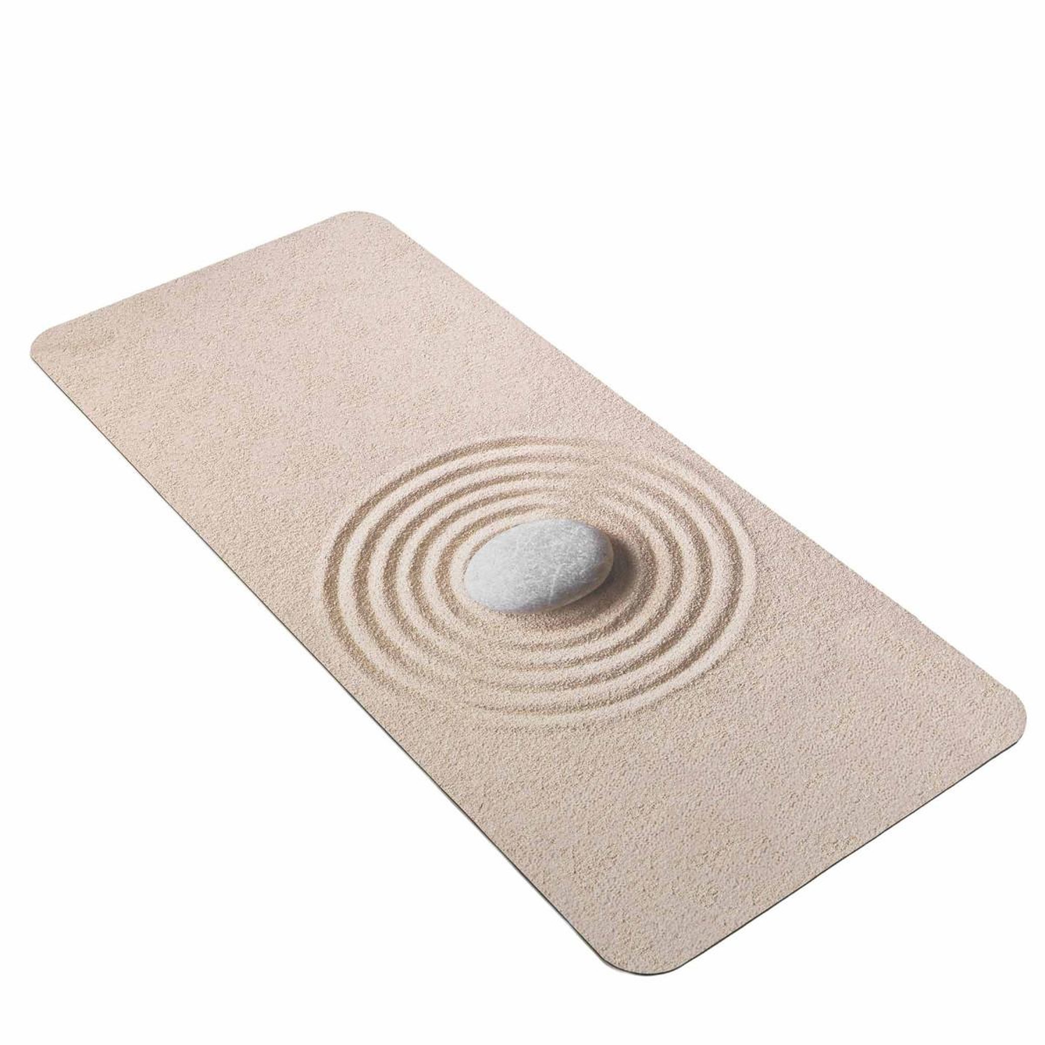 Voir la diapositive 2 : Douceur d'Intérieur Tapis de bain ultra-absorbant  serena  50x120cm naturel