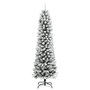 Voir la diapositive 2 : VIDAXL Sapin de Noël artificiel mince avec neige floquee 240 cm PVC/PE