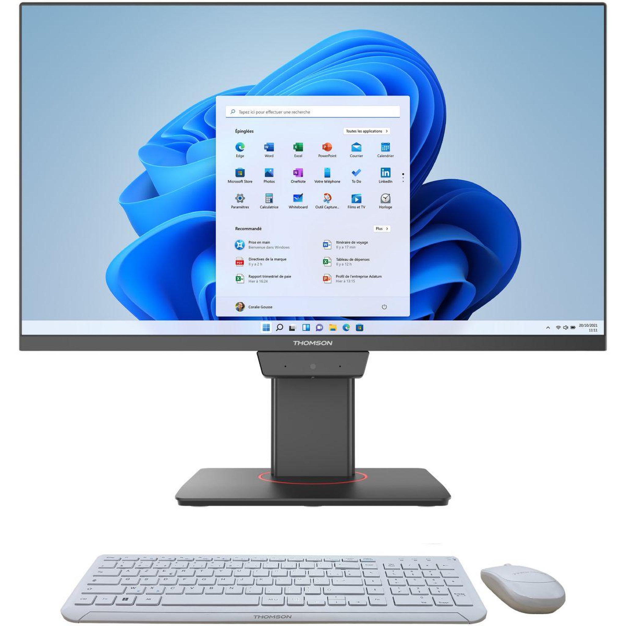 THOMSON Ordinateur tout-en-un a24i31216bk512c