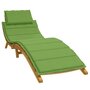 Voir la diapositive 1 : VIDAXL Coussin de chaise longue vert melange 186x58x3 cm tissu