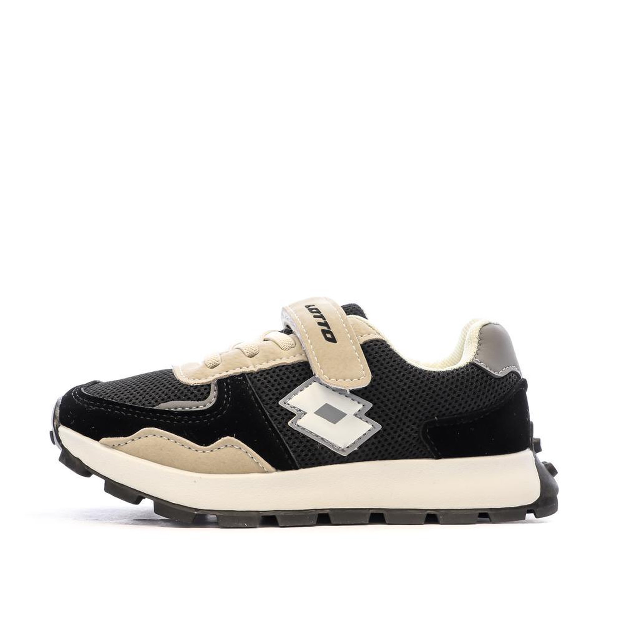 Voir la diapositive 1 : LOTTO Baskets /Beige Garçon Lotto Capri