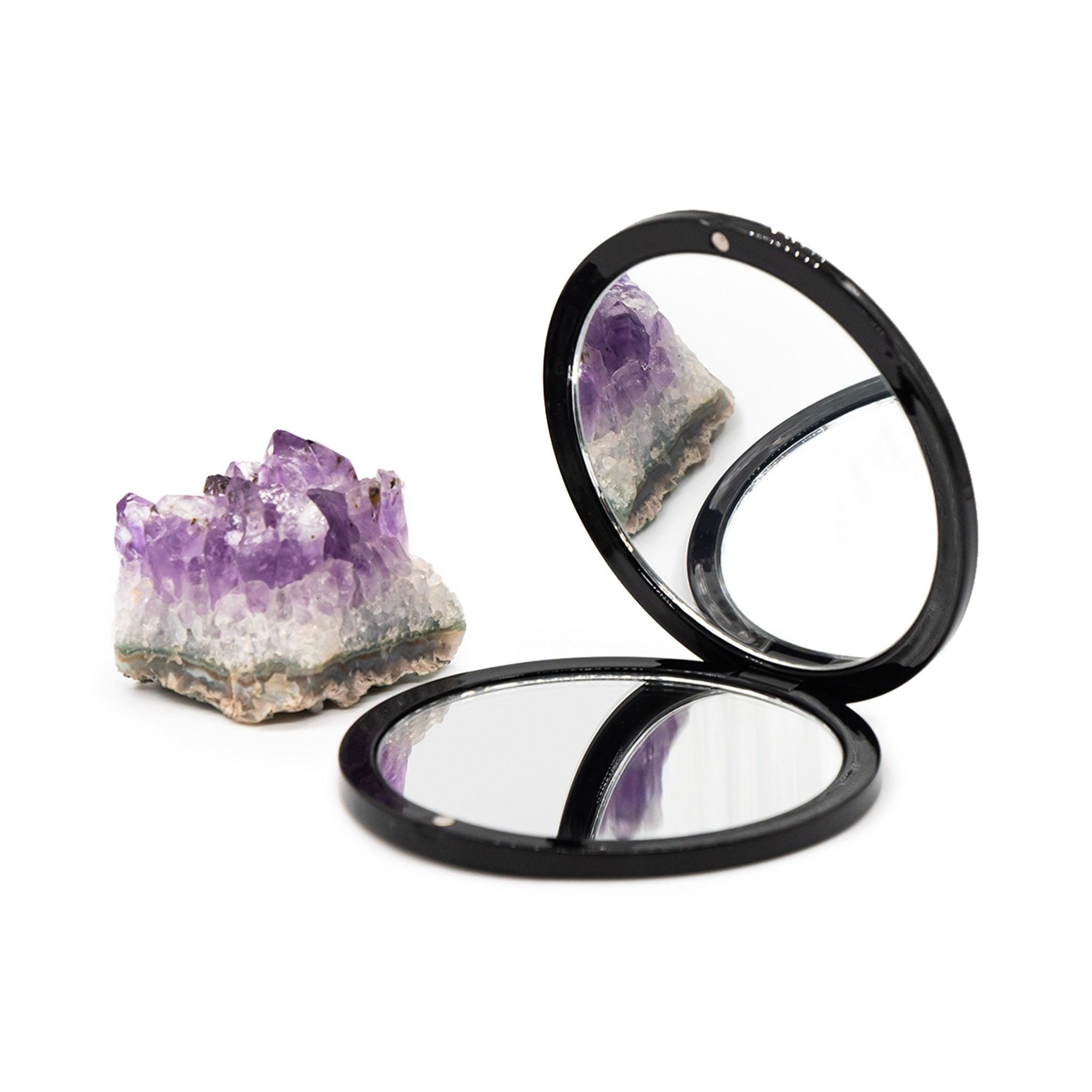 Voir la diapositive 1 : SLOYA Miroir de poche noir brillant
