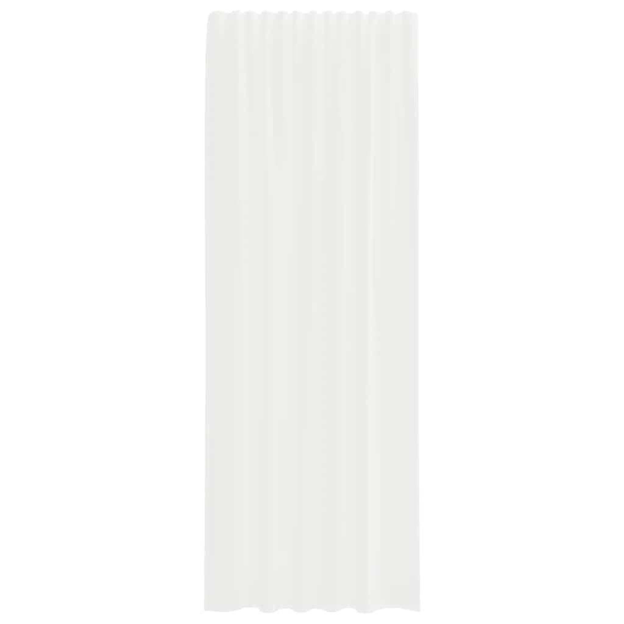Voir la diapositive 4 : VIDAXL Rideaux en voile avec boucles 2 pcs blanc 140x260 cm