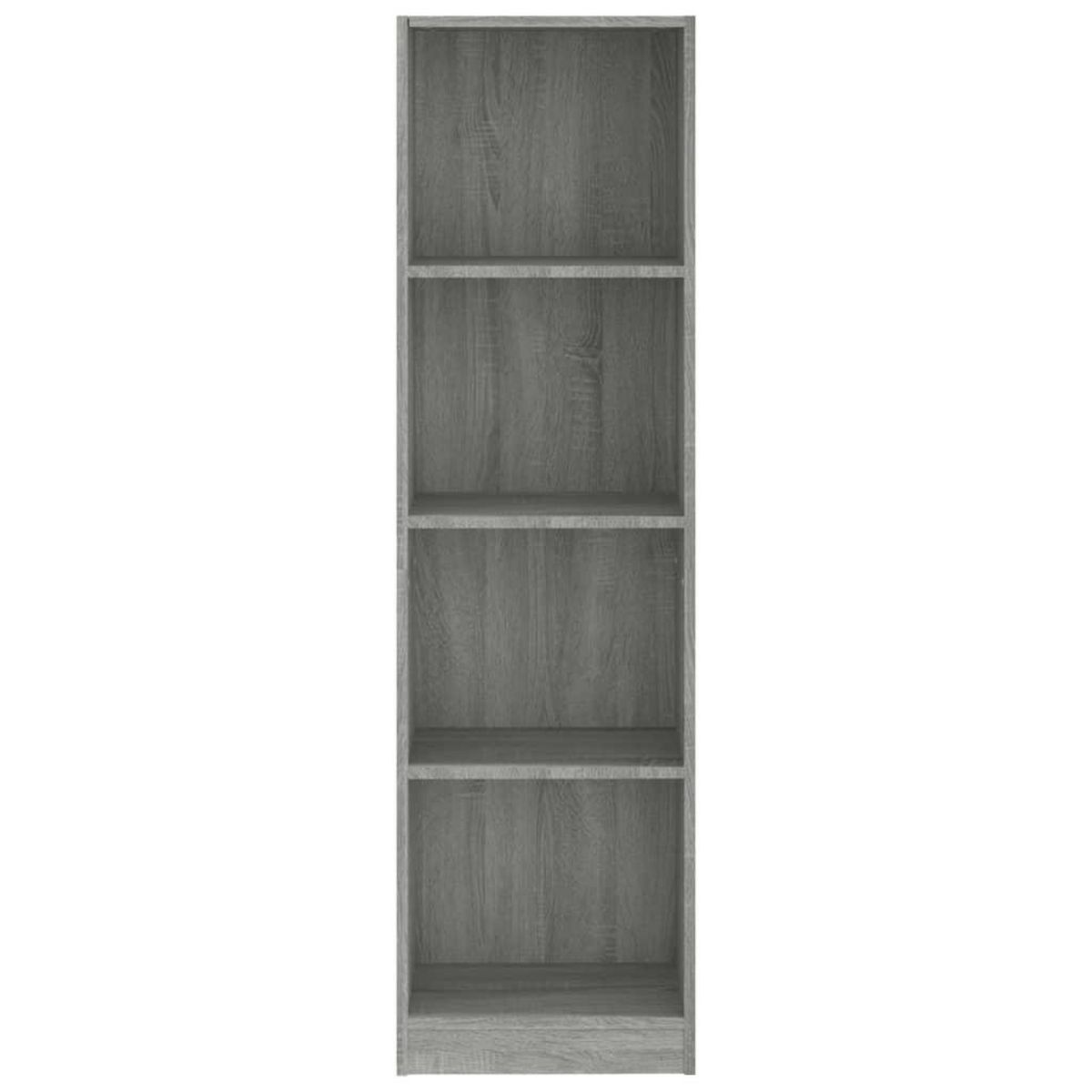 VIDAXL Bibliotheque 4 niveaux Sonoma gris 40x24x143 cm