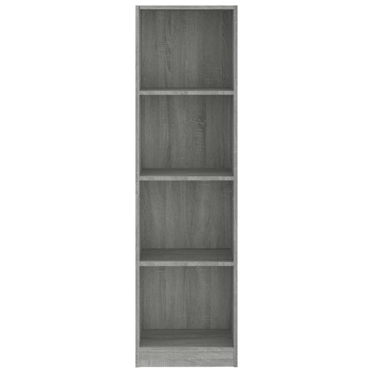 VIDAXL Bibliotheque 4 niveaux Sonoma gris 40x24x143 cm
