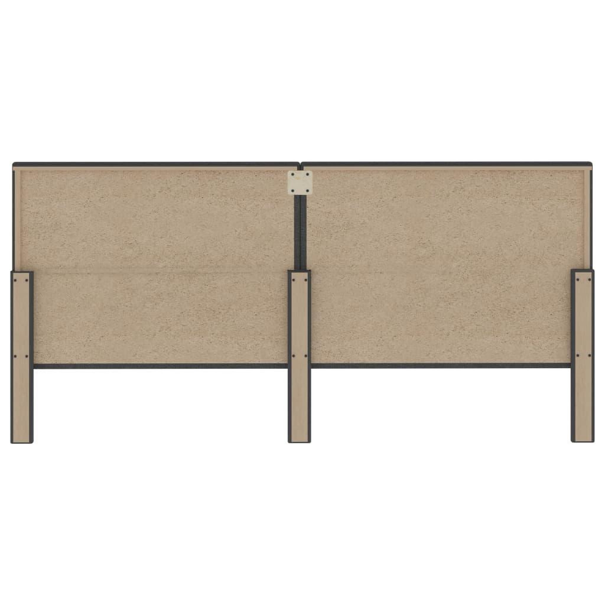 Voir la diapositive 5 : VIDAXL Tete de lit touffetee gris fonce tissu 200x200 cm