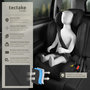 Voir la diapositive 2 : tectake Siège auto norme i-size et base isofix avec protection contre les chocs latéraux noir