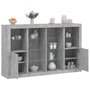 Voir la diapositive 1 : VIDAXL Buffets avec lumieres LED 3 pcs gris beton bois d'ingenierie