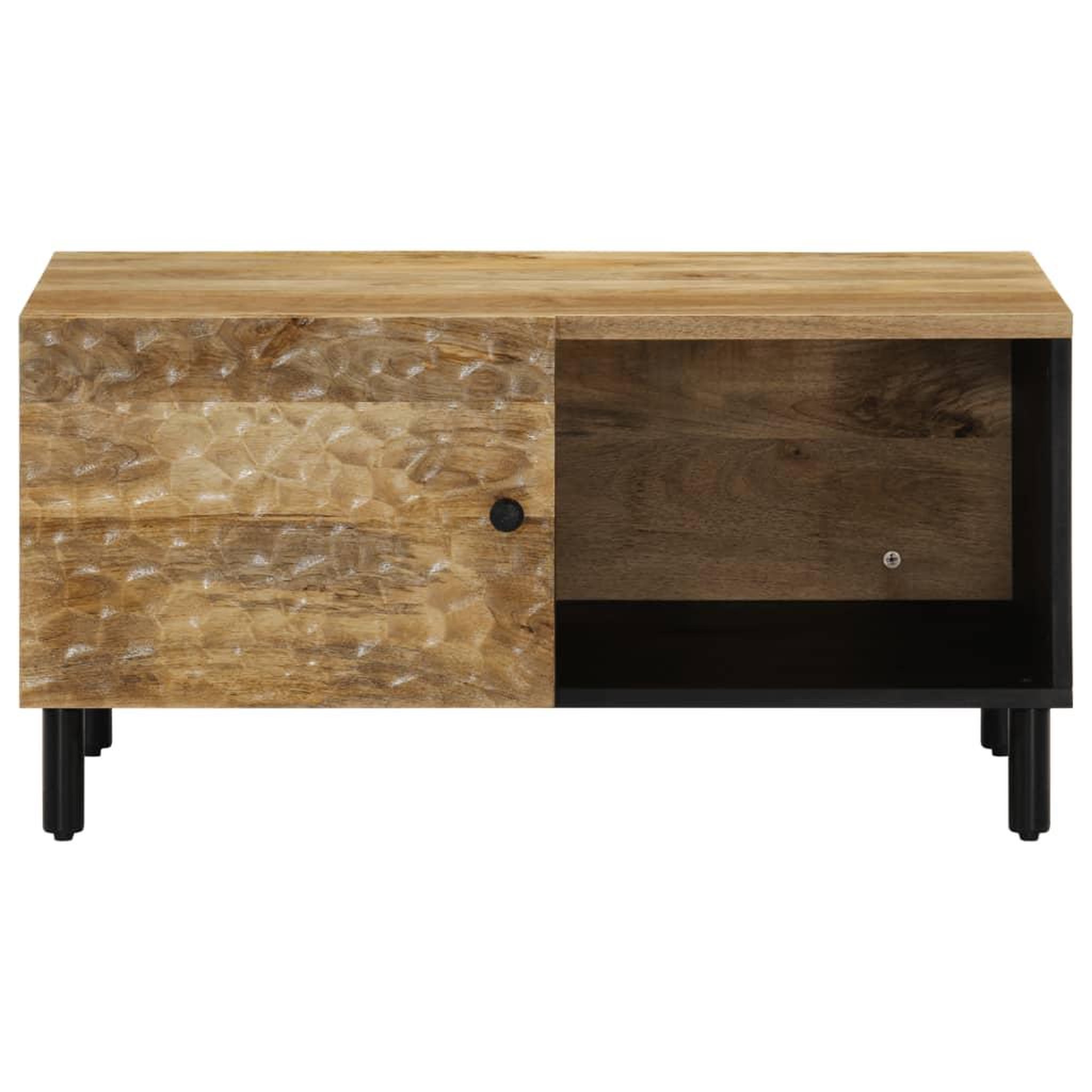 Voir la diapositive 3 : VIDAXL Table basse 80x50x40 cm bois de manguier massif