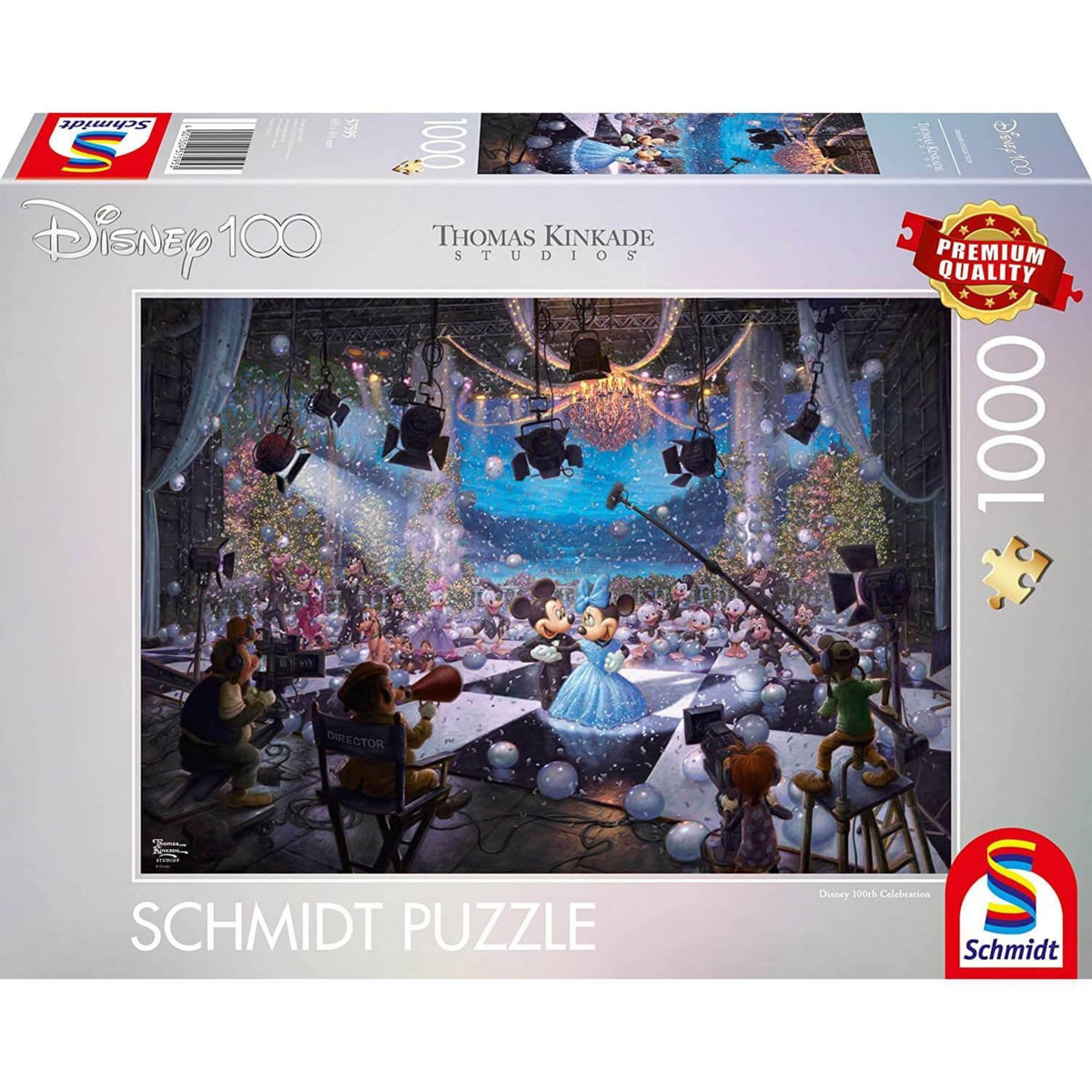 Schmidt Puzzle 1000 pièces : Thomas Kinkade : 100e anniversaire Disney
