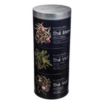 FIVE Boîte à Thé 3 Compartiments  Relief II  26cm Noir