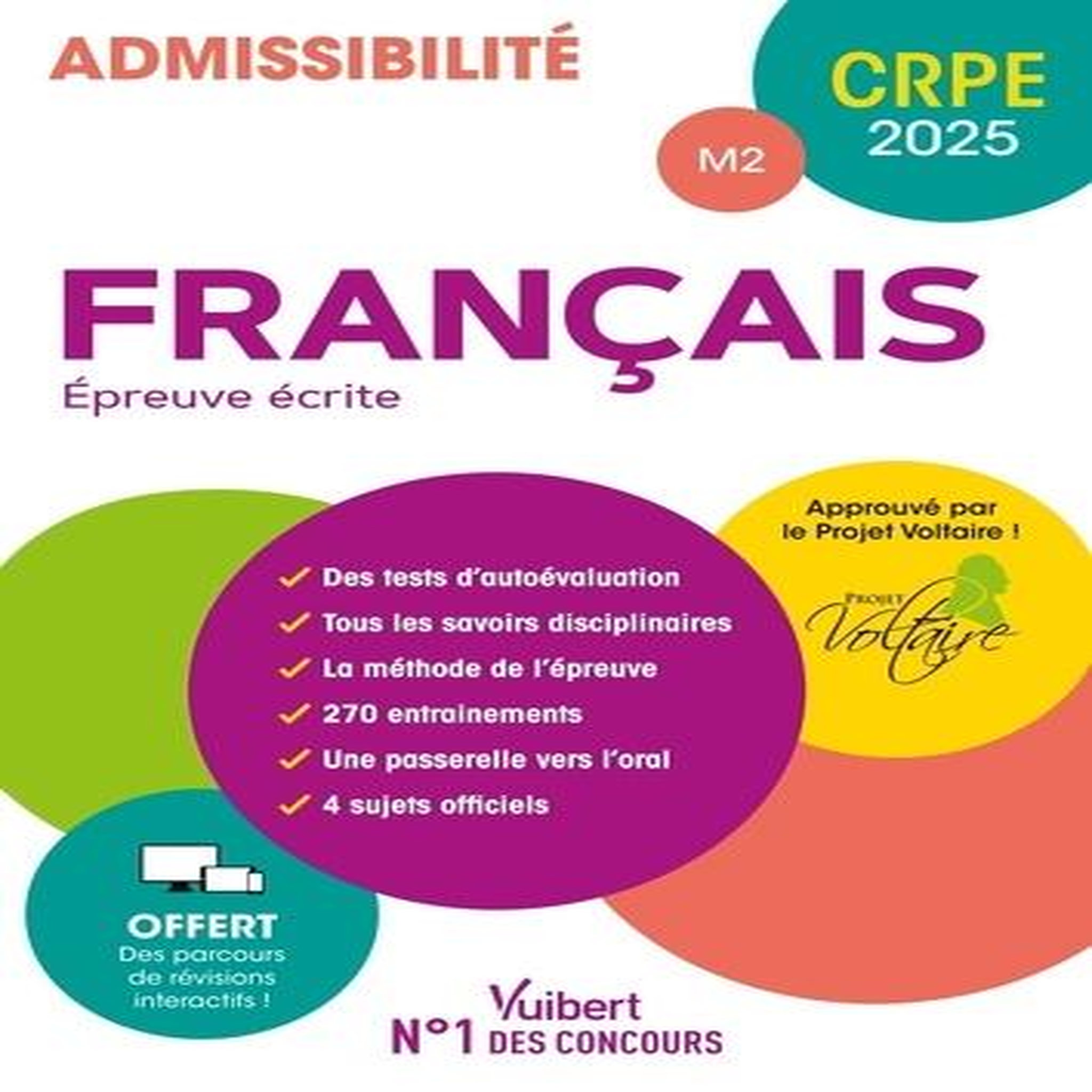 EPREUVE ECRITE FRANCAIS CRPE M2. EDITION 2025, Loison Marc