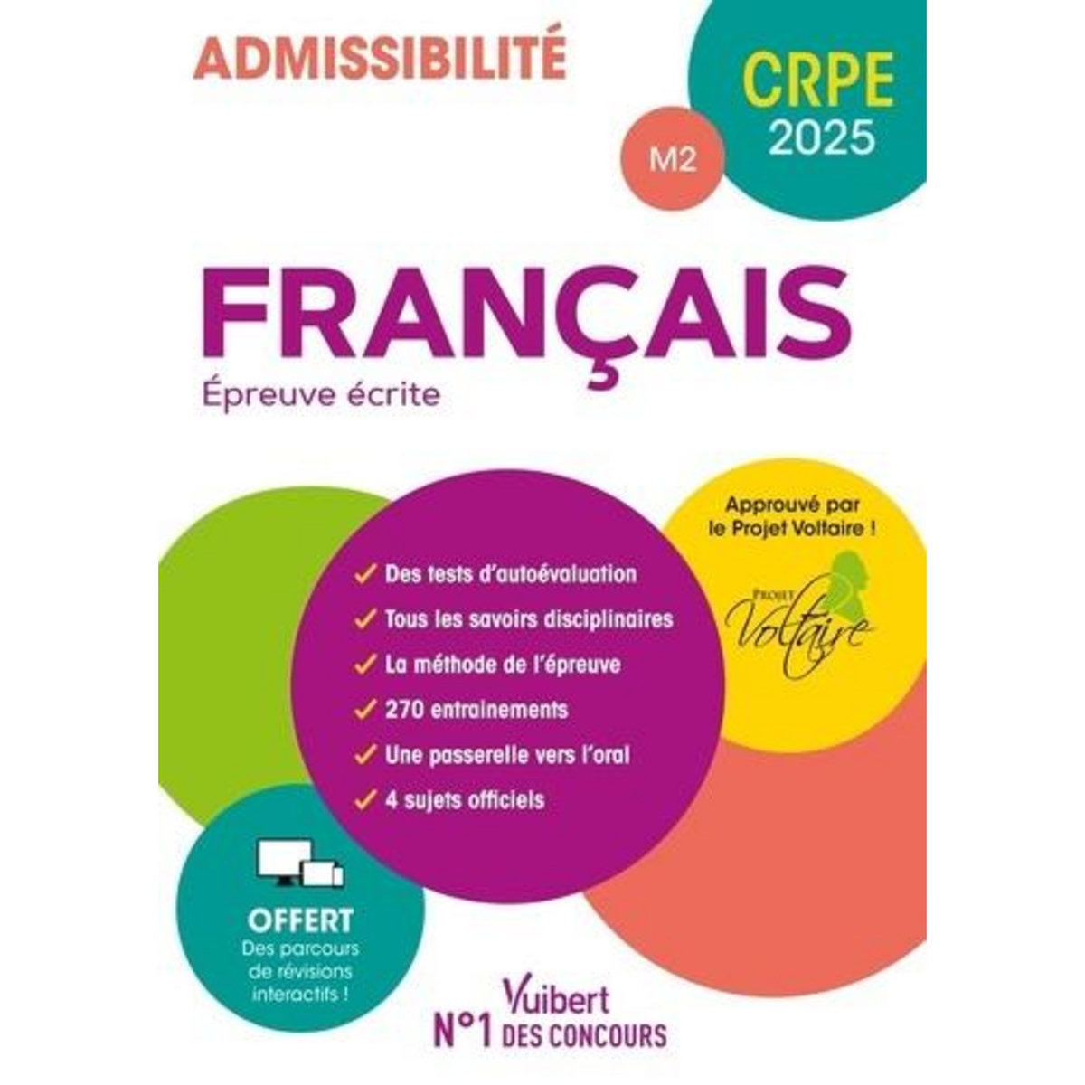 EPREUVE ECRITE FRANCAIS CRPE M2. EDITION 2025, Loison Marc