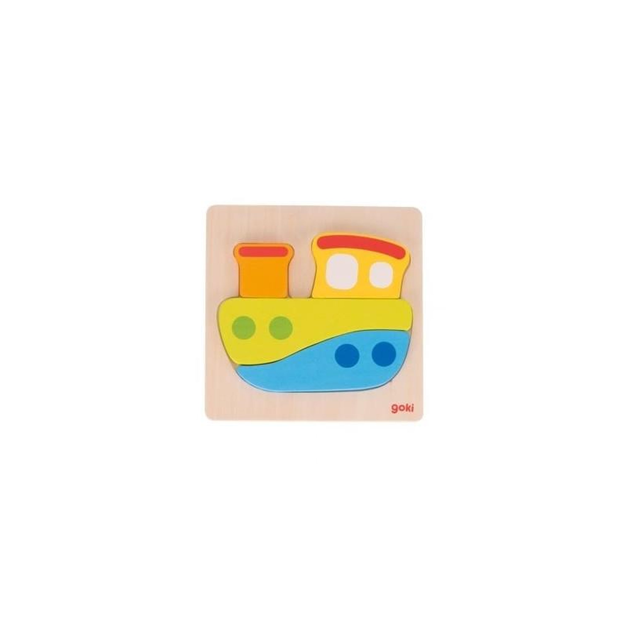 Goki GOKI Puzzle en relief en bois modèle aléatoire