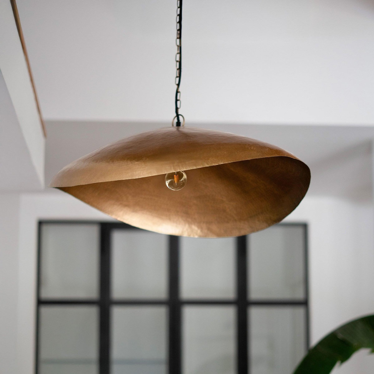 MAISON PAVANE Suspension en métal doré 72 cm-Elora