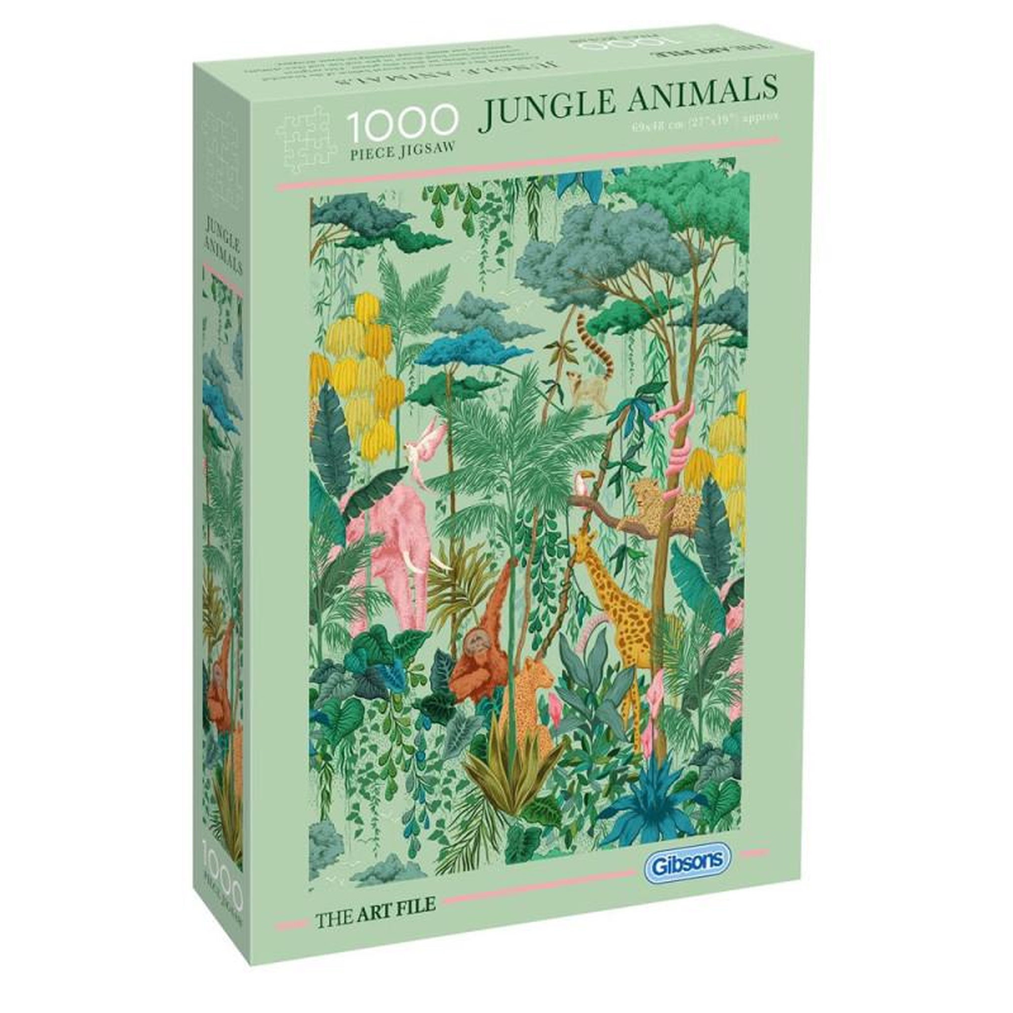 Gibsons Puzzle adulte 1000 pièces – Jungle Animals – Gibsons