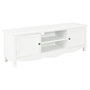 Voir la diapositive 1 : VIDAXL Meuble TV Blanc 120x30x40 cm Bois