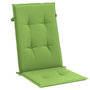 Voir la diapositive 5 : VIDAXL Coussins de chaise a dossier haut lot de 4 vert melange tissu