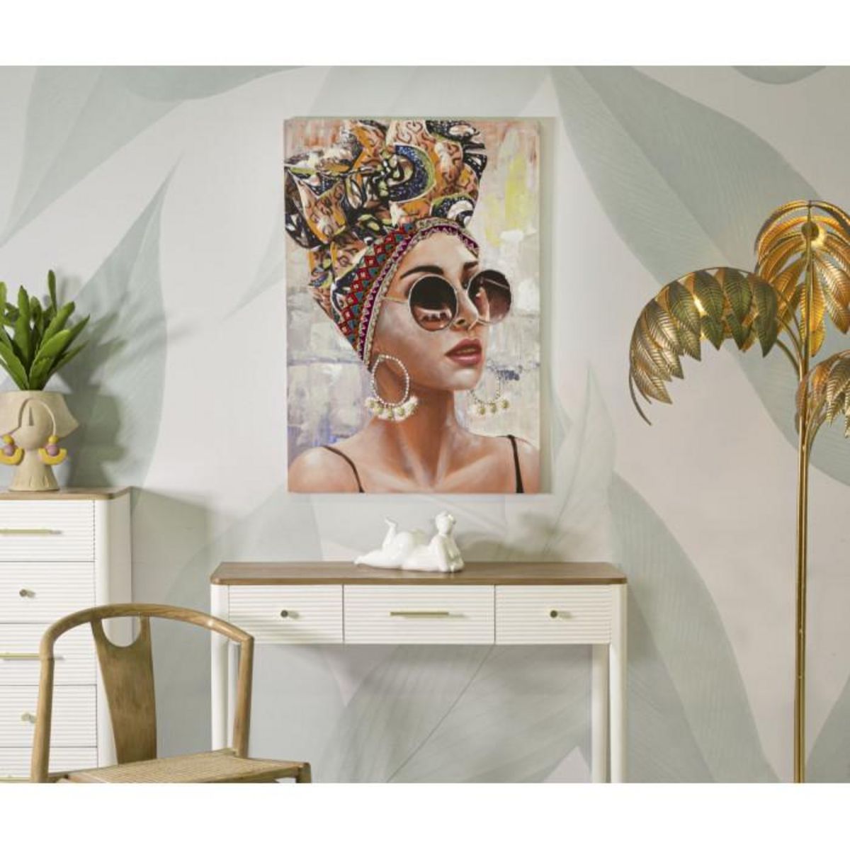 Paris Prix Toile Imprimée Déco  Jennifer  70x100cm Multicolore