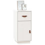 Voir la diapositive 4 : VIDAXL Buffet Blanc 34x40x75 cm Bois massif de pin