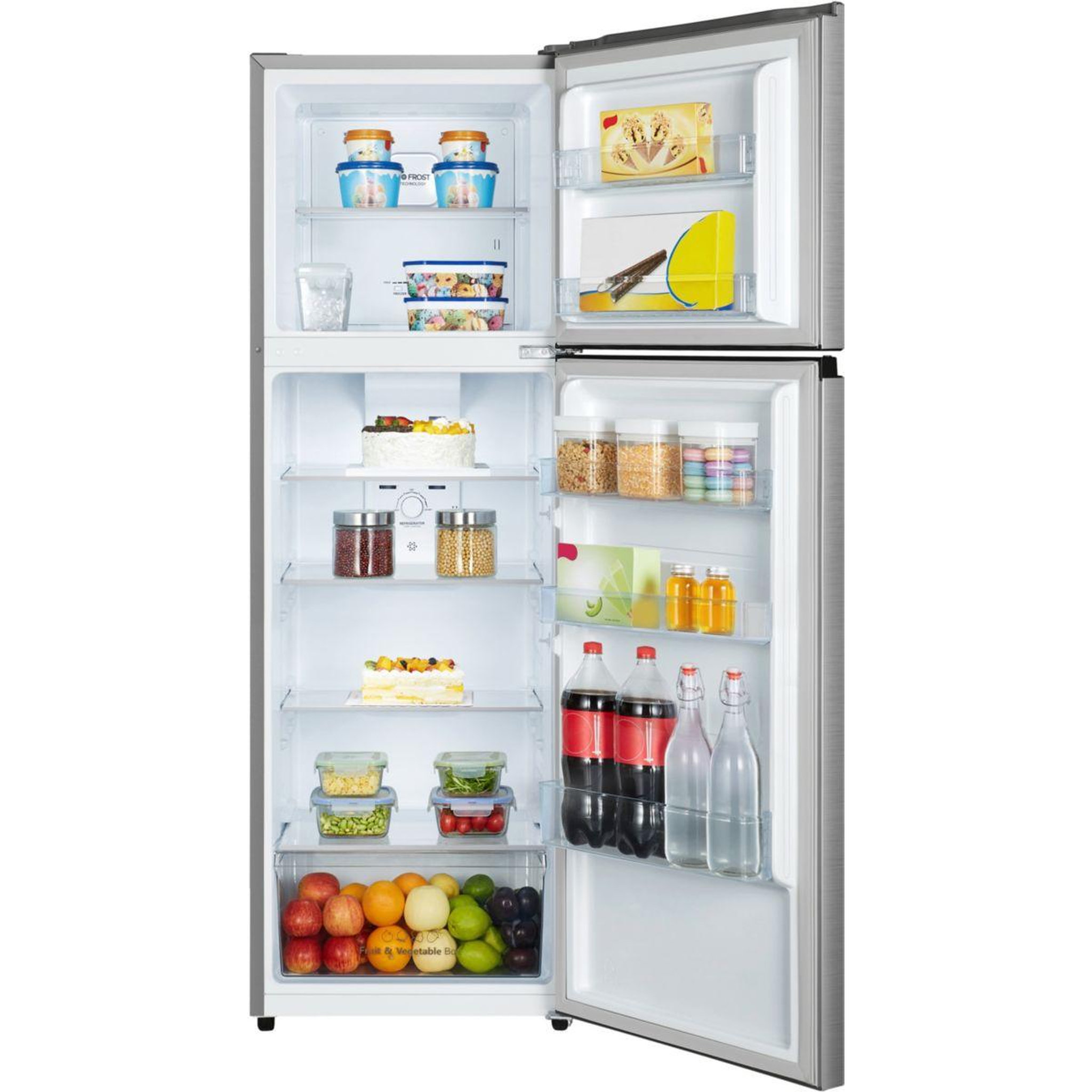 Voir la diapositive 2 : ESSENTIEL B Réfrigérateur 2 portes ERDV165-55s3