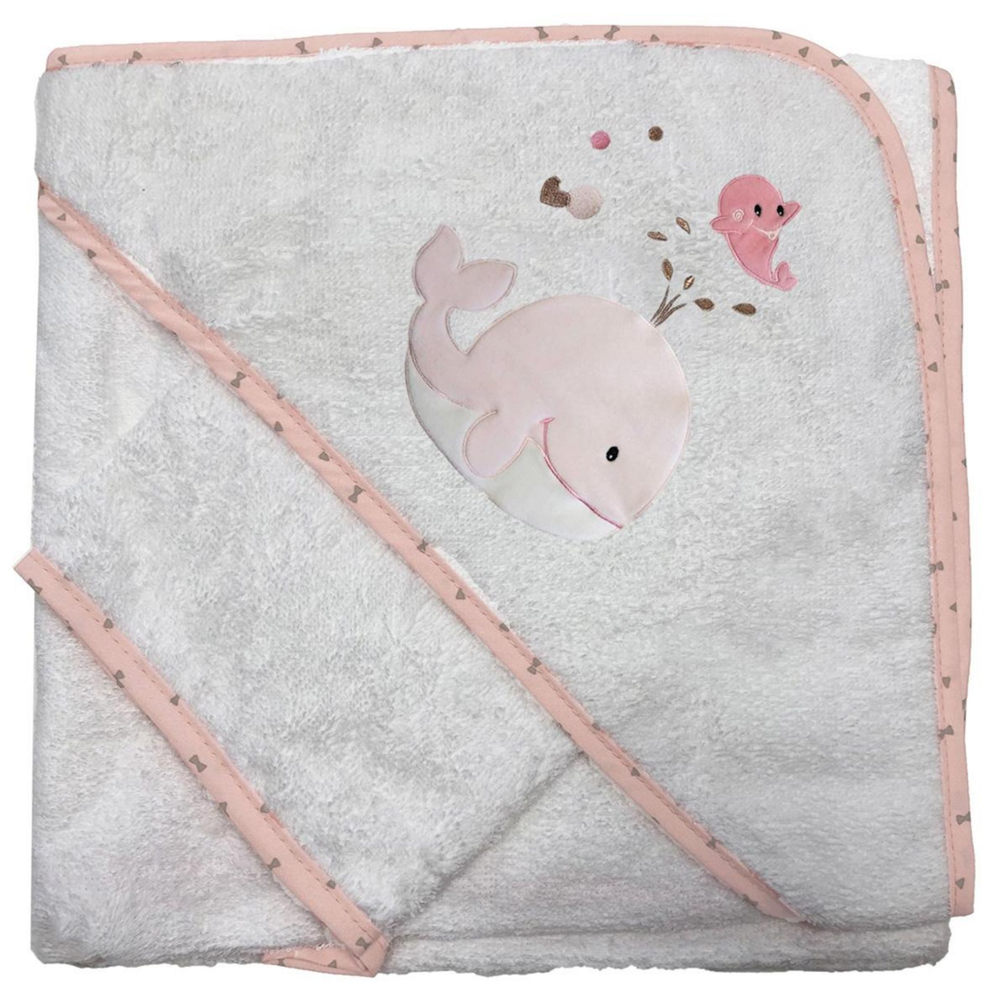 DOMIVA Coffret sortie de bain + gant Baleina. Coloris disponibles : Bicolore