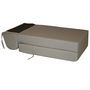 Voir la diapositive 3 : Chauffeuse convertible 1 place en tissu uni CHAPI
