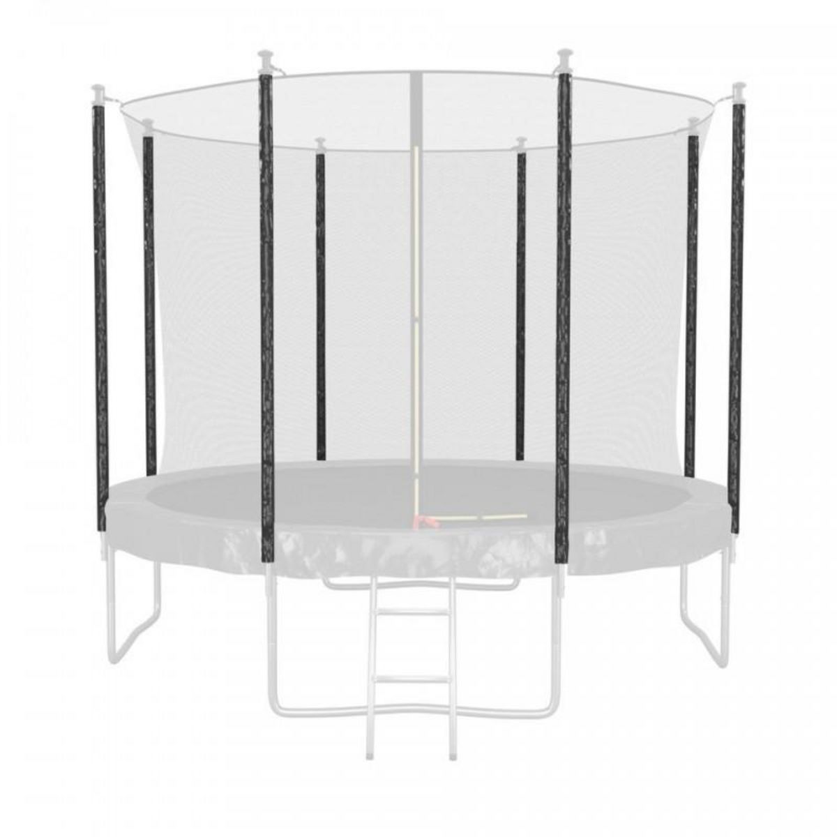 JUMP4FUN Protection pour perches de trampolines toutes tailles Pack de 8 Chaussettes universelles