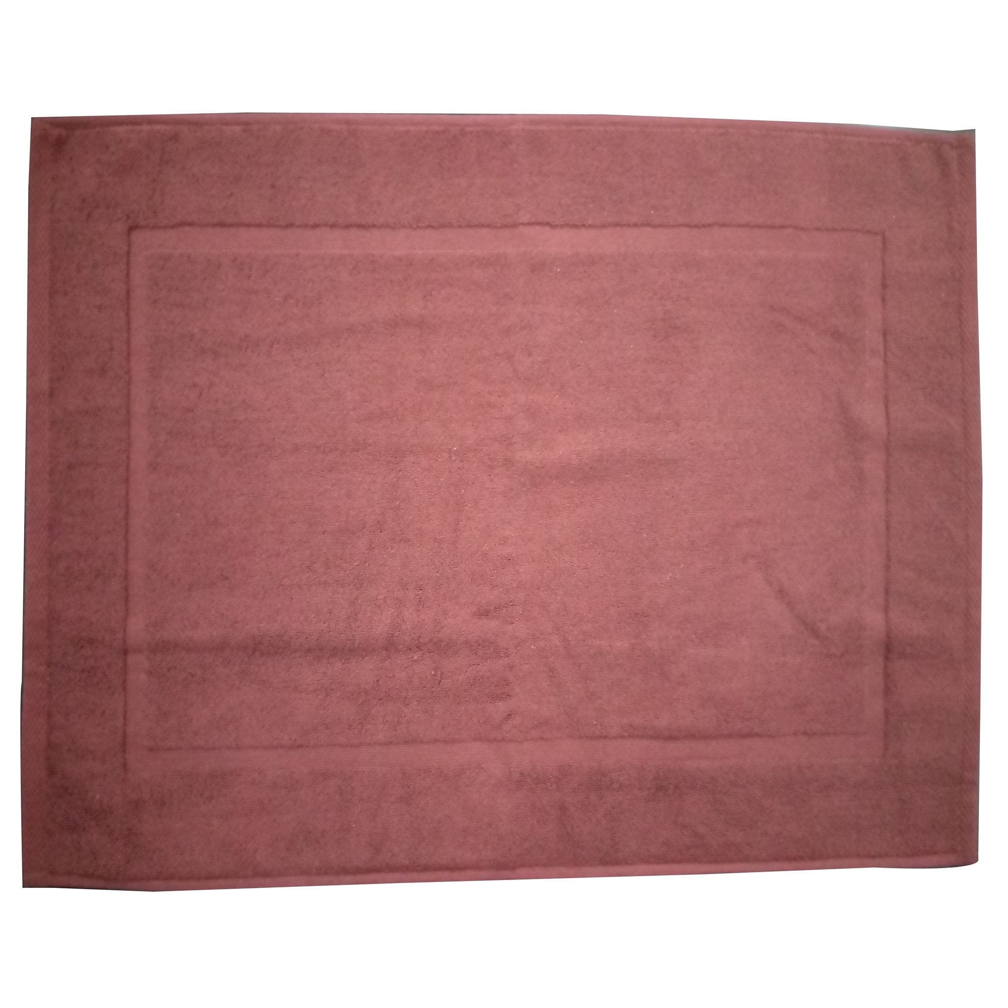 ACTUEL Tapis de bain uni en coton tissé 1000 g/m²