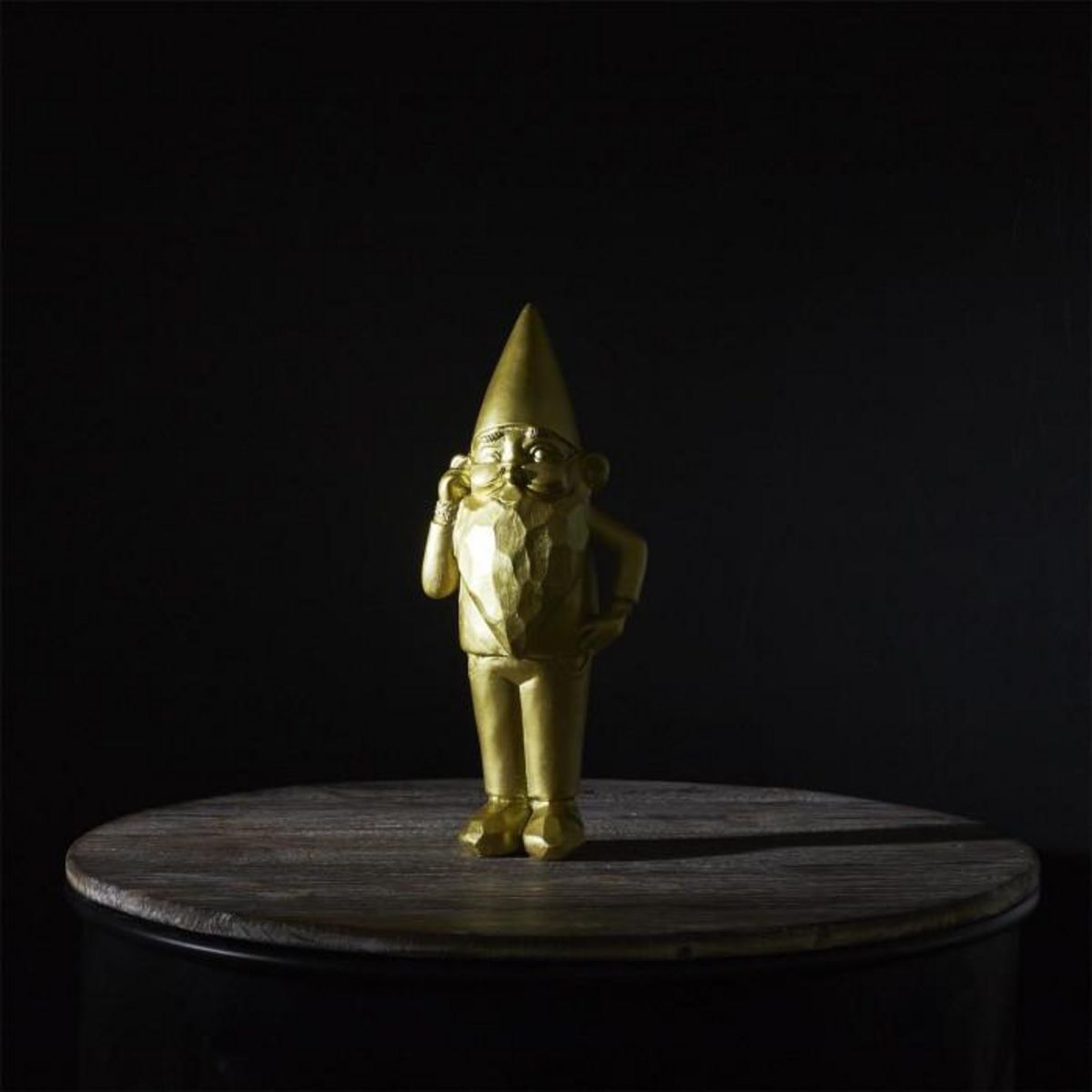 Paris Prix Statuette Design  Nain de Jardin Star  33cm Or