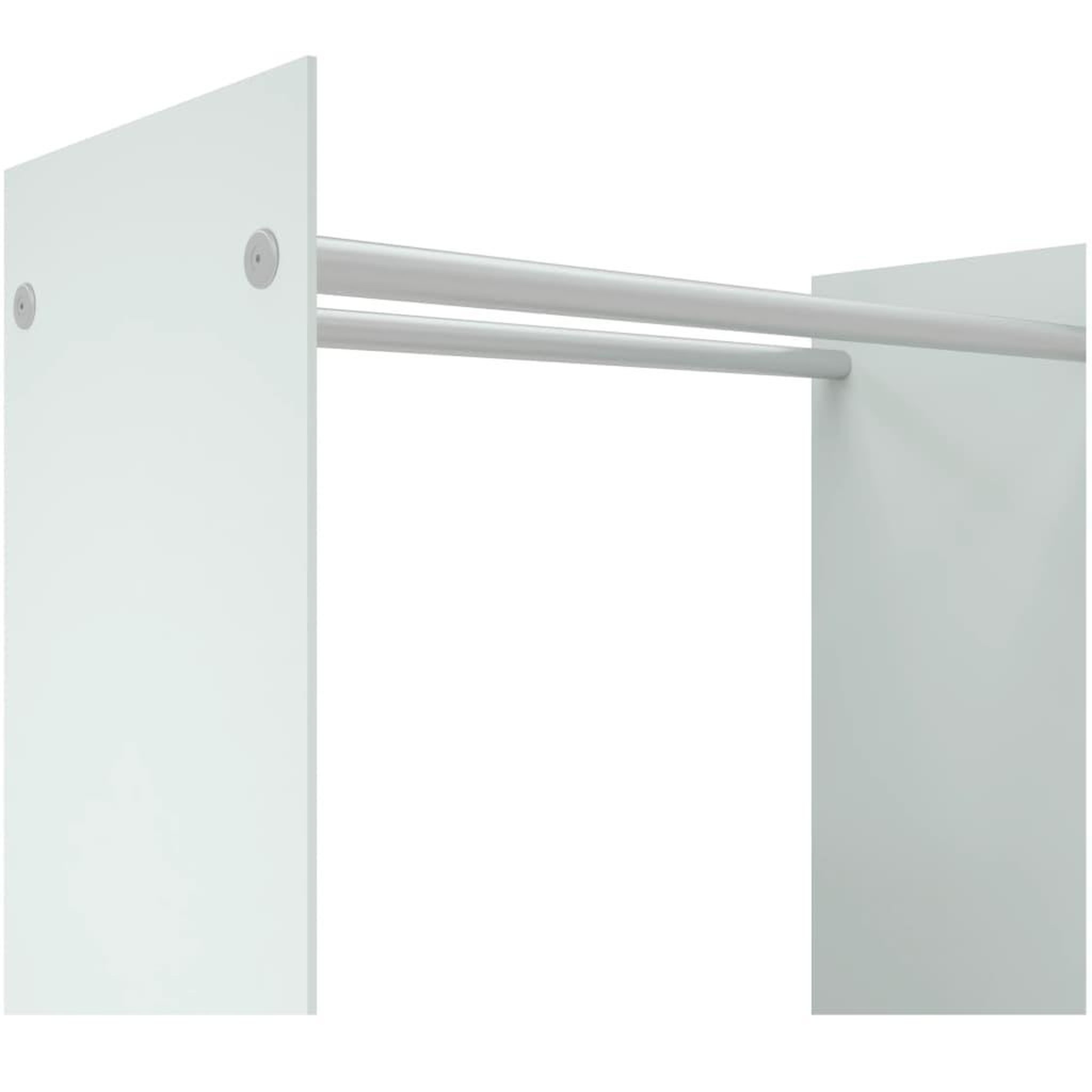Voir la diapositive 5 : VIDAXL Portant de bois de chauffage Blanc 80x35x100 cm Verre trempe