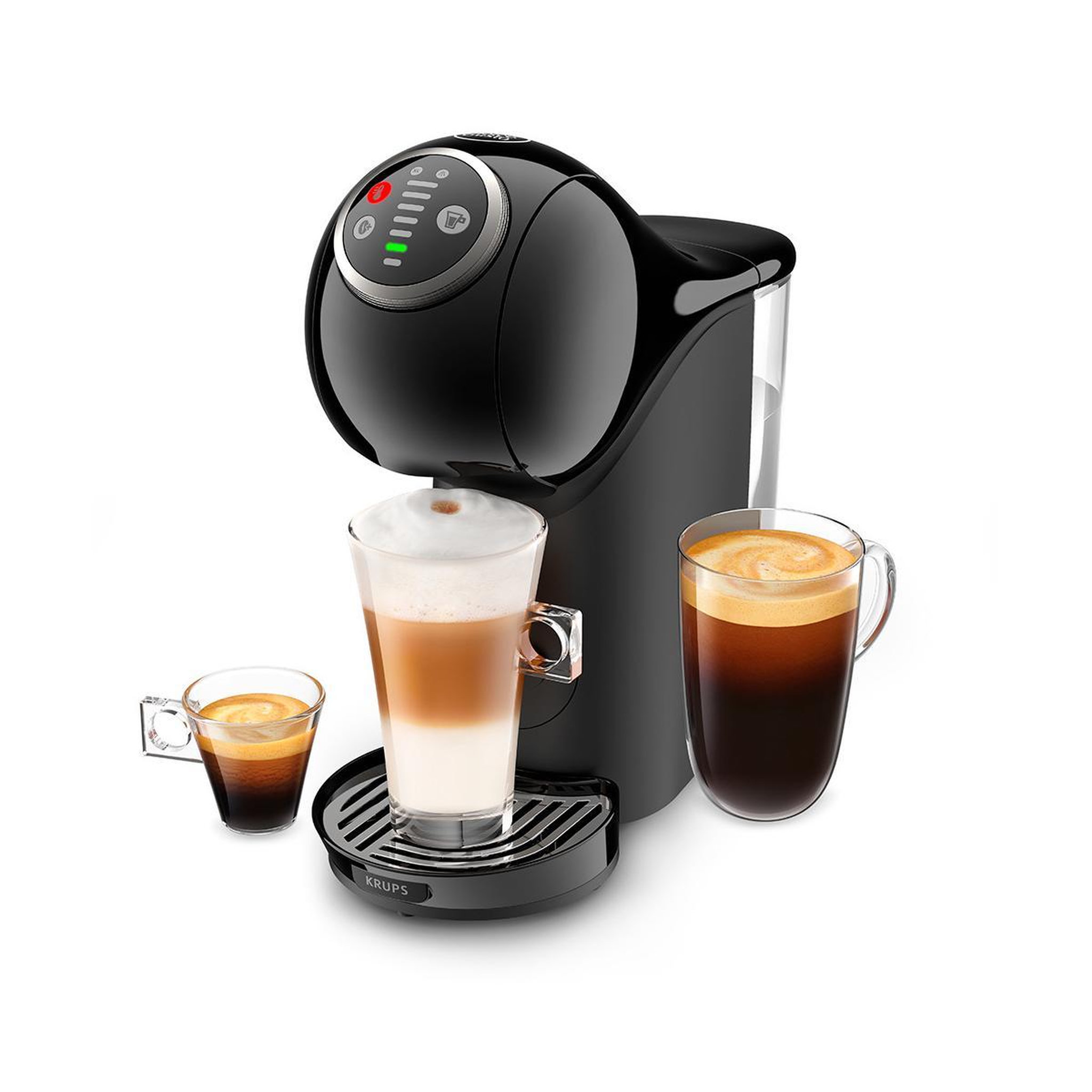 Voir la diapositive 2 : KRUPS Machine à café Krups Genio S Plus Noir