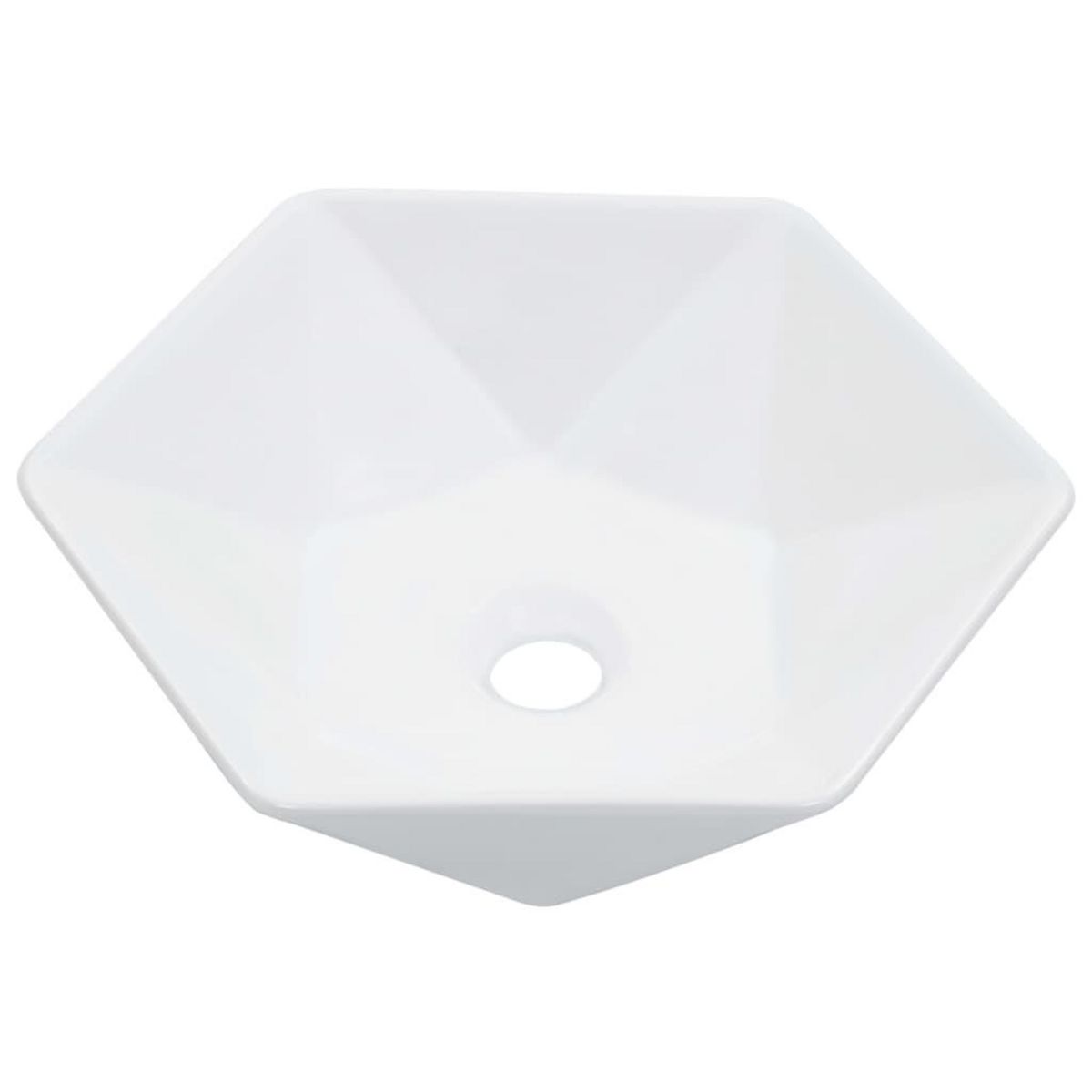 VIDAXL Lavabo 41x36,5x12 cm Ceramique Blanc
