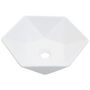 Voir la diapositive 2 : VIDAXL Lavabo 41x36,5x12 cm Ceramique Blanc