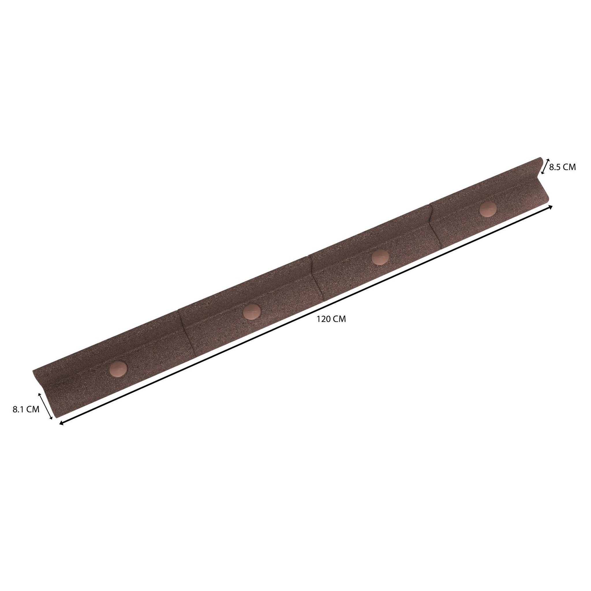Voir la diapositive 5 : MONSTERSHOP Lot de 12 bordures de jardin flexibles en caoutchouc 1,2 m & maillet